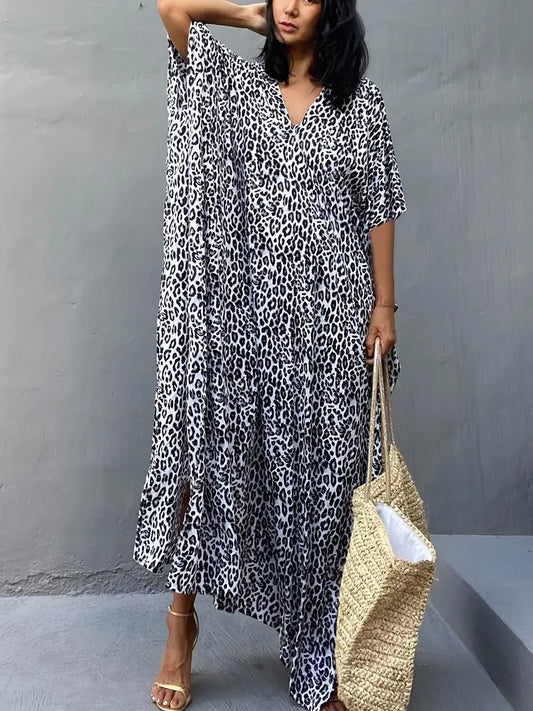 שמלת קאפטן מנומרת NALA