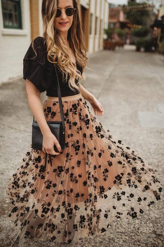 חצאית בלום פרחונית