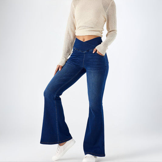 ג'ינס נוחות עם מותן מעטפת LORA-V