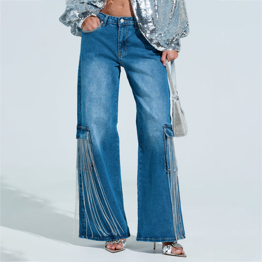 ג'ינס שרשראות רחב ALLURE