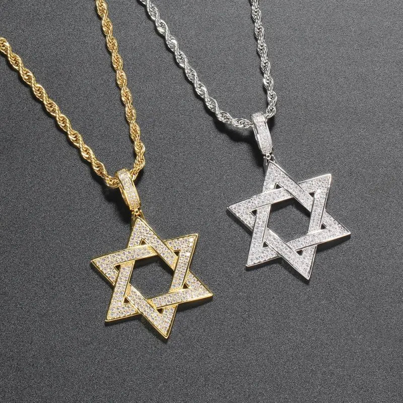 שרשרת מגן דוד לגבר