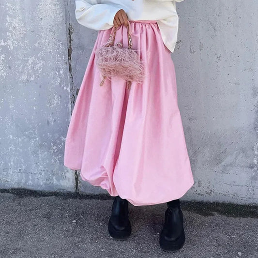 חצאית מקסי רחבה LOREN