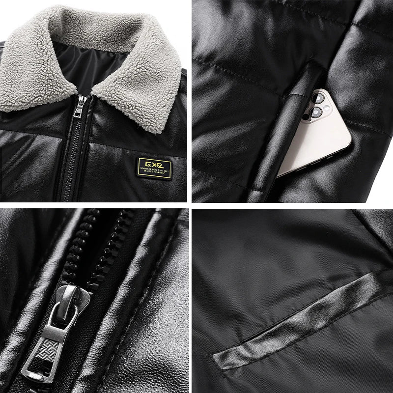 מעיל עור קרייג וולף