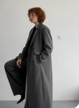 מעיל טרנץ' ארוך לנשים - Lautaro