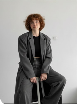 מעיל טרנץ' ארוך לנשים - Lautaro