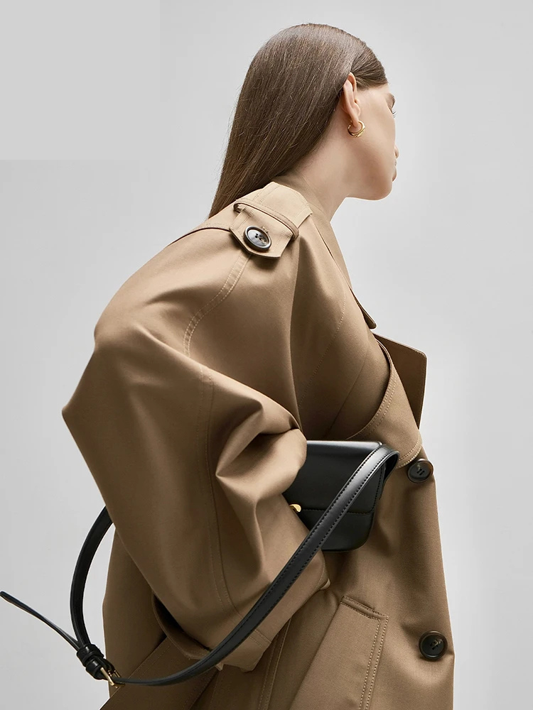 מעיל טרנץ’ ארוך לנשים Olivia  – קלאסיקה עם טוויסט מודרני