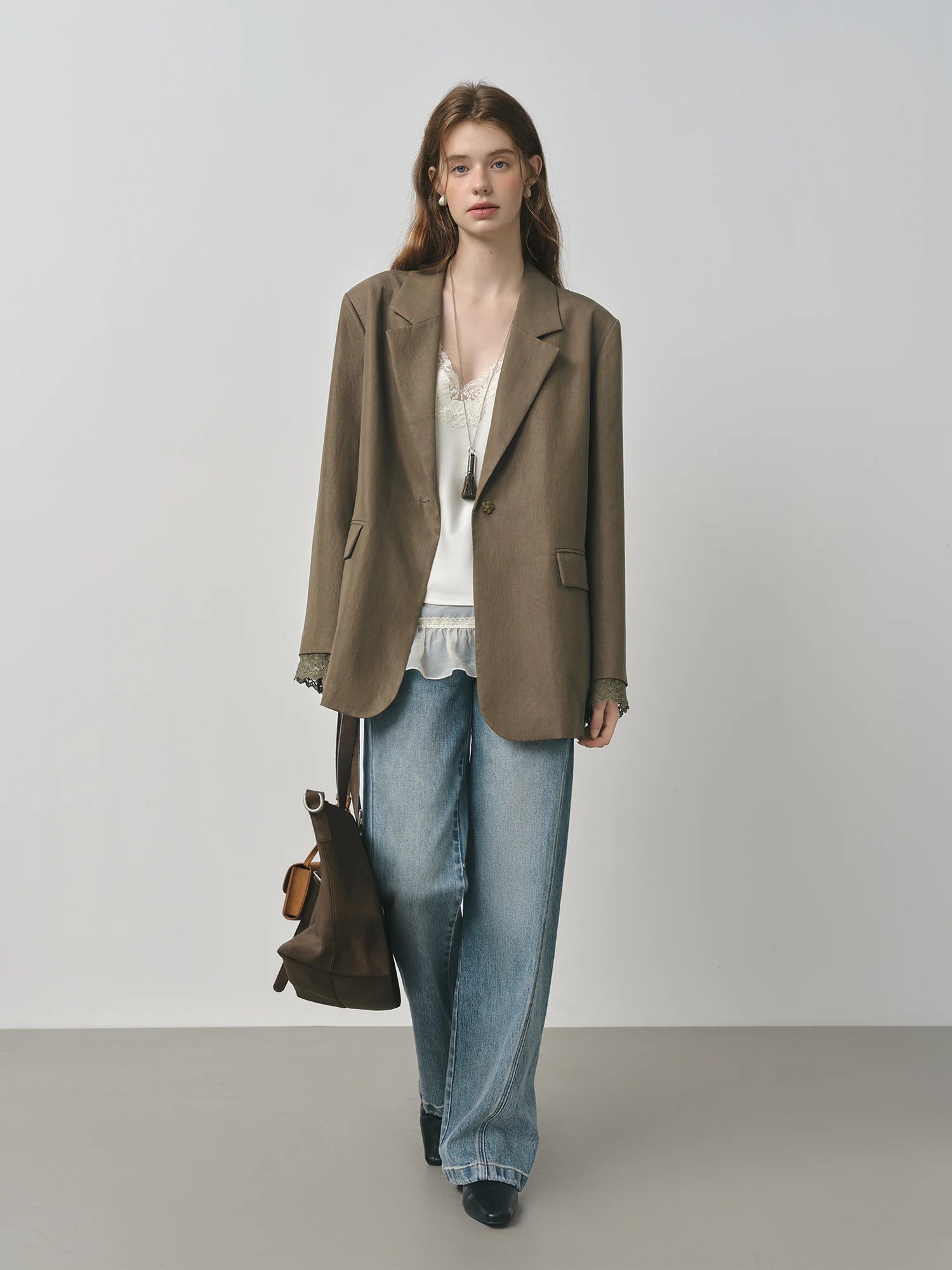  ג’ינס סטרייט קלאסי  כחול מלא