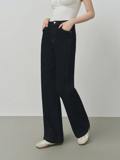  ג’ינס סטרייט קלאסי כחול הליכה