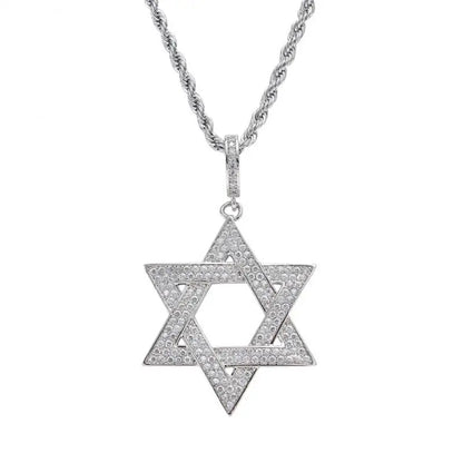 שרשרת מגן דוד לגבר