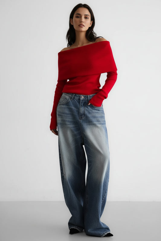 סוודר סריג לנשים – דגם Emma