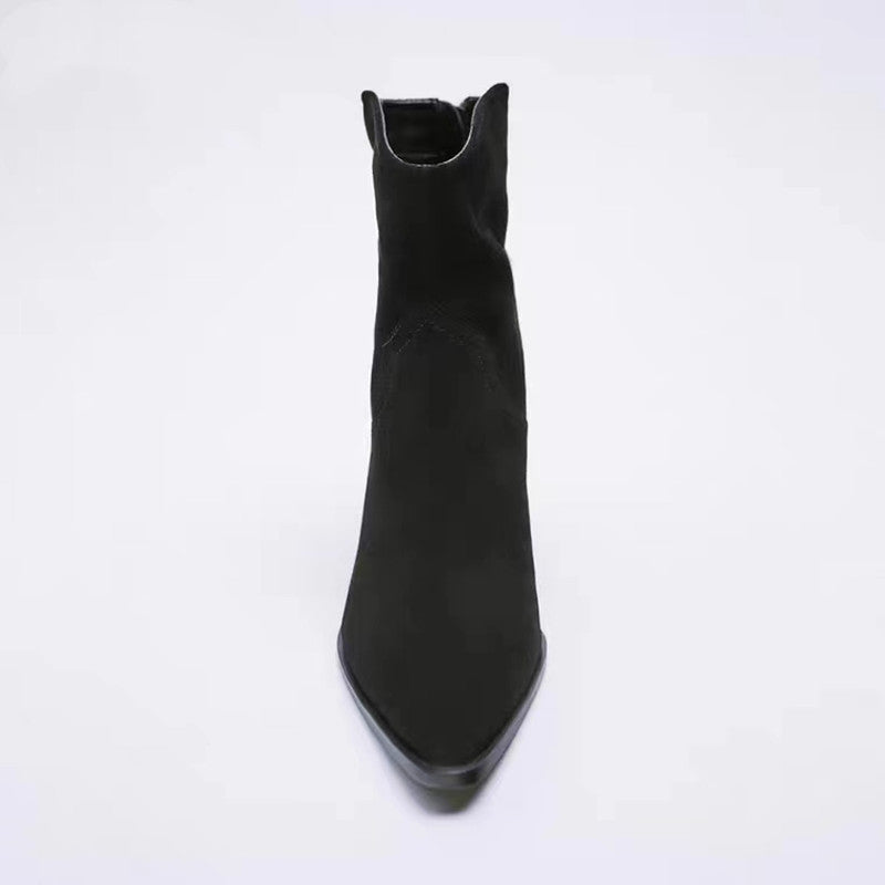 מגף בוקרים בגימור זמש - Marry